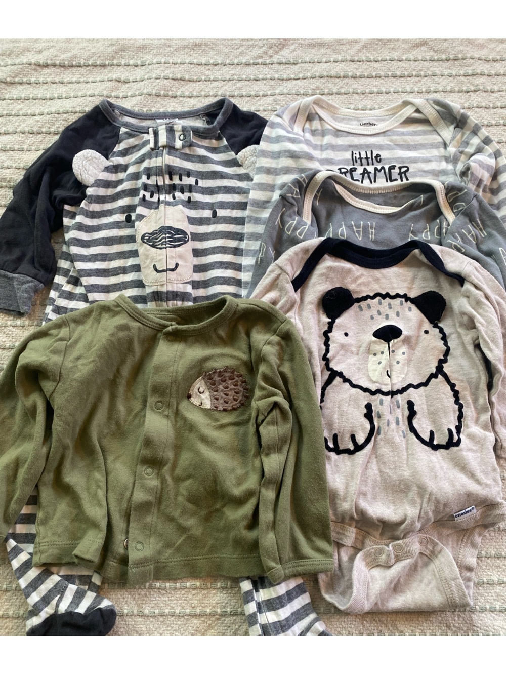 Set of 5 Gerber 6-9 Month Baby Clothes
